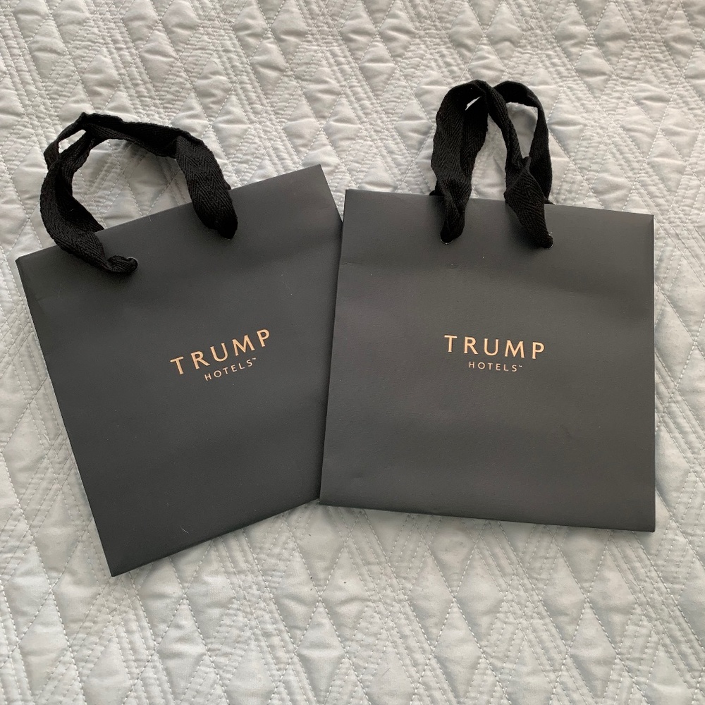 NEW! Set of Two Trump Hotels Gift Bags